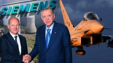 Erdoğan'dan Scholz'a Eurofighter ve Siemens baskısı