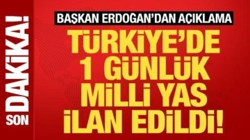 Erdoğan duyurdu! Türkiye'de şehit Haniye için bir günlük milli yas ilan edildi