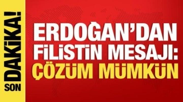 Erdoğan ile Zelenskiy görüştü: Filistin mesajı