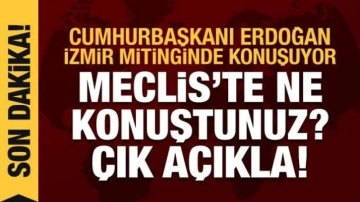 Erdoğan'dan Kılıçdaroğlu'na: Meclis'te ne konuştunuz? Çık açıkla