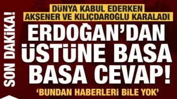 Erdoğan'dan NATO dönüşü Kılıçdaroğlu ve Akşener'e üstüne basa basa cevap!