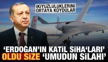 'Erdoğan'ın katil SİHA'ları' oldu size 'Umudun Silahı'