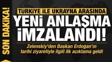 Erdoğan'ın tarihi ziyareti sonrası Ukrayna Devlet Başkanı Zelenskiy'den ilk açıklama!