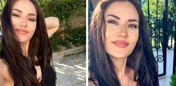 Fahriye Evcen'den karnı burnunda pozlar paylaştı! Burak Özçivit'ten yorum gecikmedi