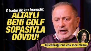 Fatih Altaylı'nın sopayla saldırdığı kadın sessizliğini bozdu! Kılıçdaroğlu'na ince mesaj