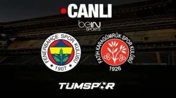 Fenerbahçe Fatih Karagümrük maçı canlı izle | beIN Sports HD1