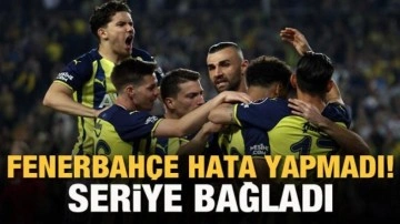 Fenerbahçe, Gaziantep karşısında hata yapmadı!