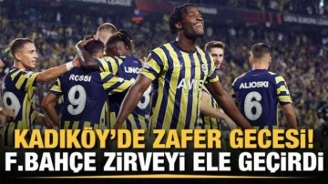 Fenerbahçe zirveyi ele geçirdi