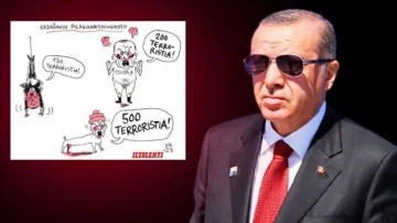 Finlandiya gazetesi Iltalehti'den, Erdoğan için çirkin karikatür