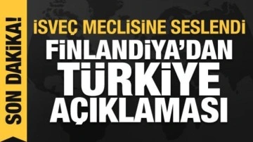 Finlandiya: Türkiye ile aramızdaki durumu çözeceğiz