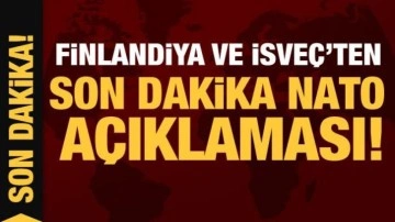 Finlandiya ve İsveç'ten son dakika NATO açıklaması!