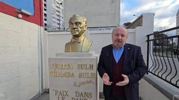 Fransa'daki ilk Atatürk büstü çalınmıştı: Yenisi getirildi