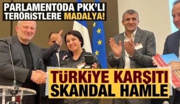 Fransa'dan Türkiye karşıtı skandal hamle! Parlamento'da PKK’lı teröristlere madalya