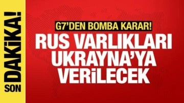 G7 Liderler Zirvesi'nde bomba karar: Rus varlıkları Ukrayna'ya verilecek