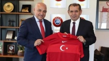 Galatasaray Başkanı Dursun Özbek'ten, Büyükekşi'ye ziyaret