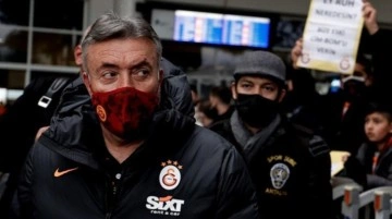 Galatasaray takımı neye uğradığını şaşırdı! Torrent kendisine gösterilen pankartla şaşkına döndü