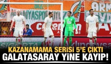 Galatasaray yine kayıp! Seri 5'e çıtkı...
