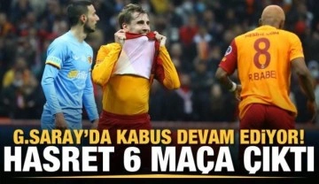 Galatasaray'da kabus devam ediyor