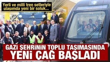 Gazi şehrinin toplu taşımasında yeni çağ: Gaziray