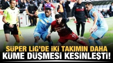 Gaziantep bir puanı aldı, iki takım daha küme düştü!