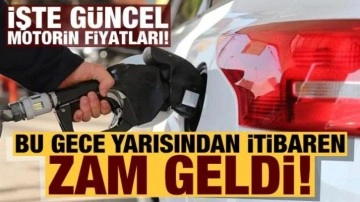 Gece yarısından itibaren motorine zam geldi: İşte güncel akaryakıt fiyatları!