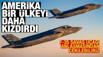 Gerilim had safhada! Kanada'dan ABD'ye F-35 tehdidi