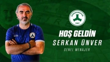 Giresunspor'da genel menajerliğe Serkan Ünver getirildi