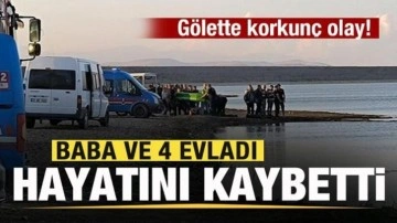 Gölette korkunç olay! Baba ve 4 evladı hayatını kaybetti