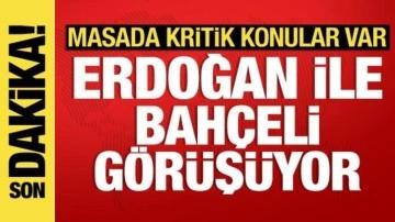 Gözler Beştepe'de: Cumhurbaşkanı Erdoğan ile Bahçeli görüştü