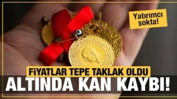 Gram altın tepetaklak! Kan kaybı yatırımcıyı fena sarstı