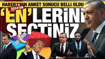 Haber7'nin 2024 anketi sonuçlandı! İşte Yılın 'en'leri...