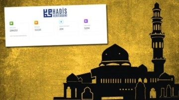 Hadis veritabanı kullanıma açıldı: 284 bin hadis listeleniyor