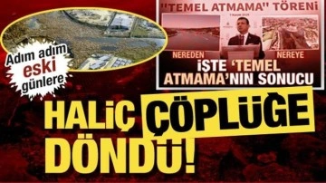 Haliç çöp gölüne dönüyor