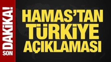 Hamas’tan Türkiye’ye teşekkür