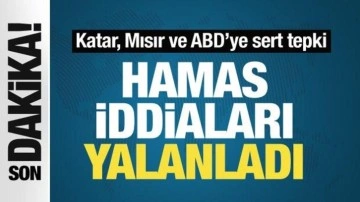 Hamas yetkilisinden Katar, Mısır ve ABD’ye sert tepki