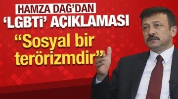 Hamza Dağ'dan LGBTİ açıklaması: Bu bir sosyal terörizmdir