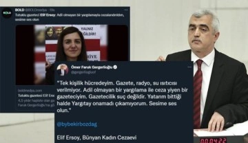 HDP'li Gergerlioğlu ve FETÖ medyası Elif Ersoy için seferber oldu