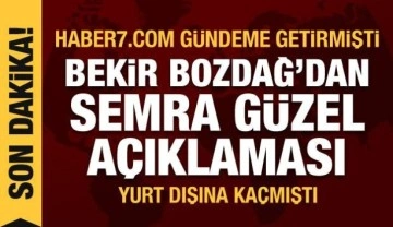 HDP'li Semra Güzel Almanya'ya kaçtı: Bekir Bozdağ'dan ilk açıklama