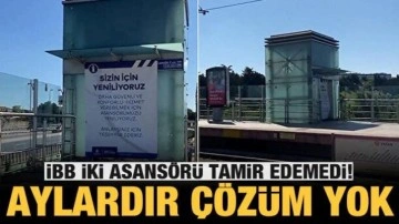 İBB iki asansörü tamir edemedi: Engelli vatandaşa çözüm yok