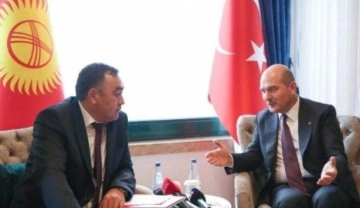 İçişleri Bakanı Soylu, Kırgız mevkidaşı Niyazbekov'la görüştü