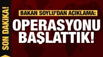 İçişleri'nden 'Nefes' operasyonu! Bakan Soylu'dan açıklamalar