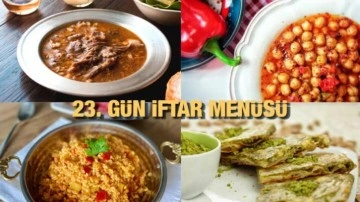 İftar menüleri 2023: 23. Gün iftar menüsü