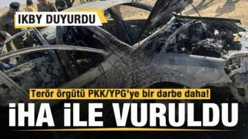 IKBY duyurdu: PKK/YPG&rsquo;li teröristler İHA ile vuruldu