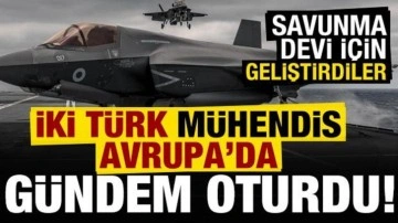 İki Türk mühendis İngiltere'de gündeme oturdu! Savaş uçakları için geliştirdiler...