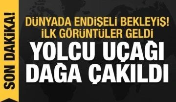 İlk görüntüler: Çin'de yolcu uçağı düştü