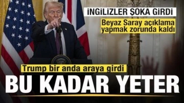 İngiltere'de gündem oldu! Trump bir anda araya girdi: Bu kadar yeter