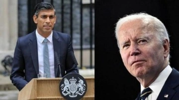 İngiltere'nin yeni Başbakanı Sunak ile ABD Başkanı Biden telefonda görüştü