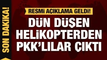 Irak Kürt Bölgesel yönetimi: Duhok'ta düşen helikopterde PKK'lı teröristler var