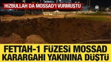 İran'ın attığı Fettah-1 füzelerinden birisi MOSSAD karargahının yakınlarına düştü