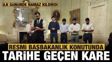 İskoçya'nın yeni başbakanı resmi konutta namaz kıldırdı!